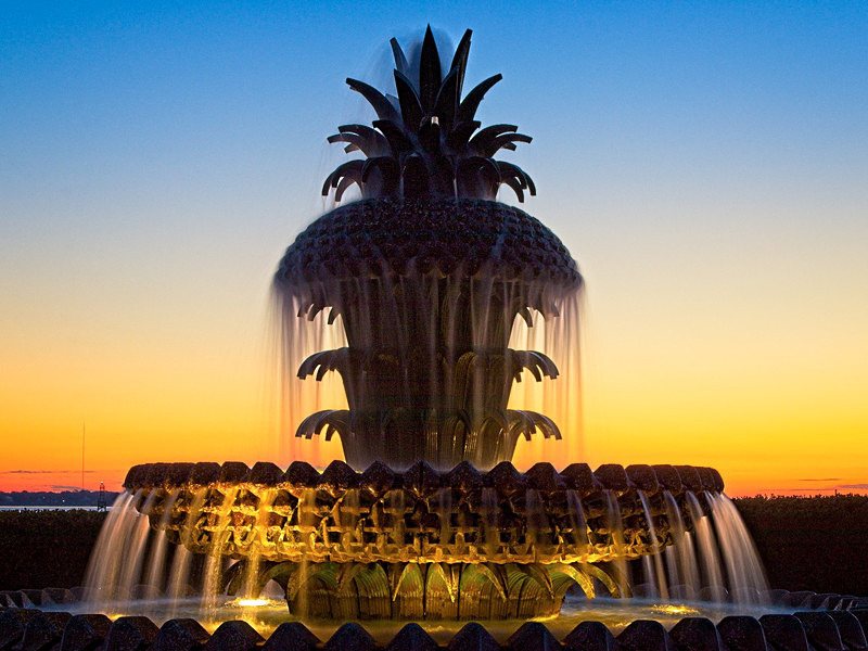 Pineapple Fountain - Sunrises