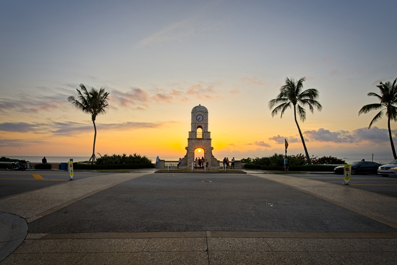 Palm Beach Clock Tower 2 - Sunrises