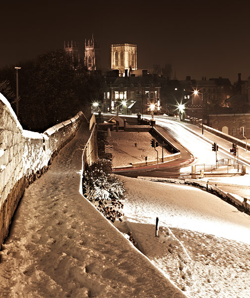 York In The Snow - York