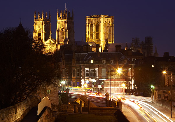 Minster From The City Walls - York