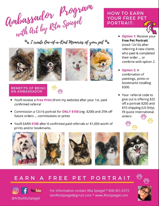 Ambassador Program - Pet Portraits