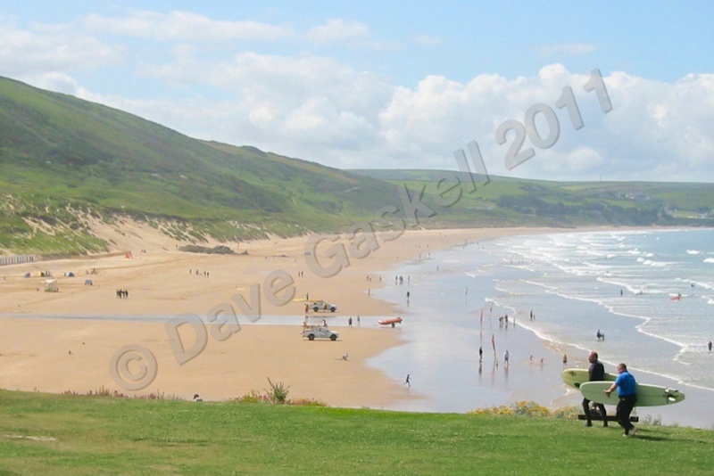 Woolacombe Beach  Surfers IMG_2632 - Devon inc. Lundy Island