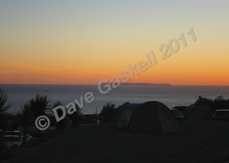 Lundy Sunset 1 IMG_1315 - Devon inc. Lundy Island