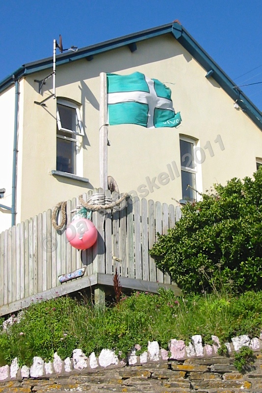 Devon Flag Woolacombe IMG_1898 - Devon inc. Lundy Island