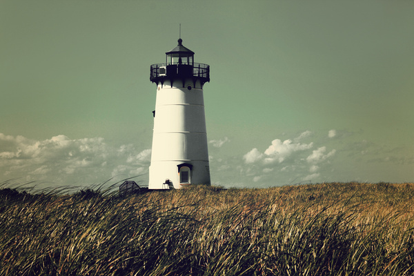 edgartown harbor lighthouse [vintage] - COASTAL [Vintage]