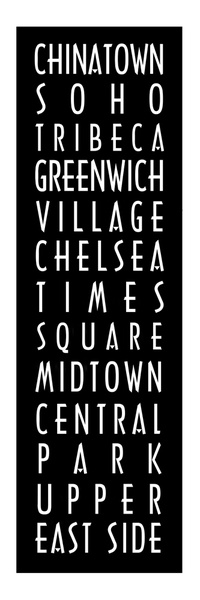 new york metro sign - METRO SIGNS