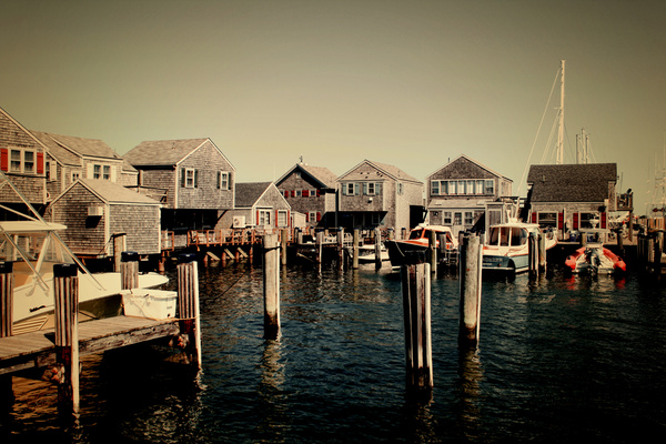 nantucket harbor [vintage] - COASTAL [Vintage]