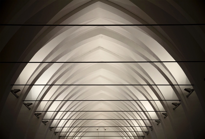 Assisi - Frank Perkins Museum Ceiling - Umbria - April 2010