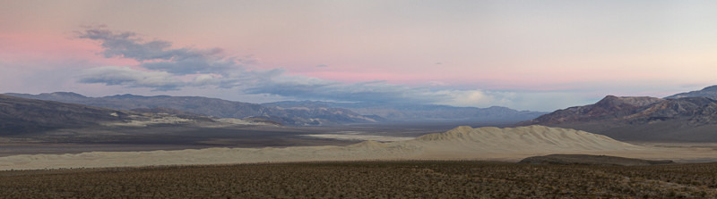 Dawn Over Eureka Dune - Death Valley - Away Skies