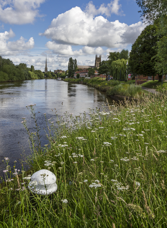 River Severn at Worcester - Worcester Birmingham Canal