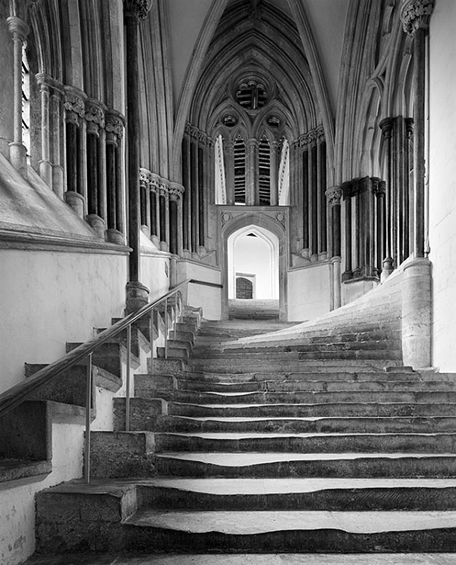 1436 - Wells Cathedral - The Stairs - Cathedrals