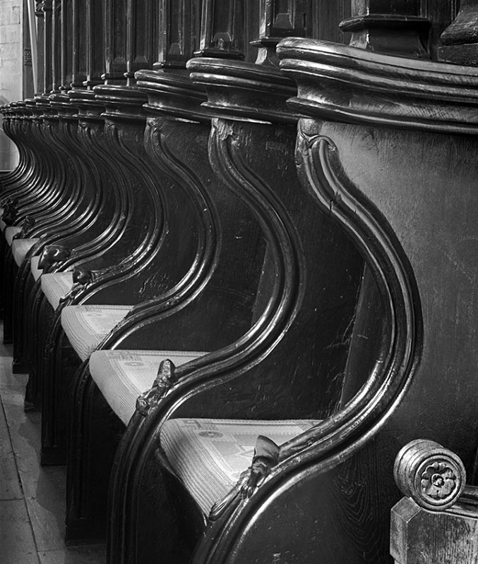 1066 - Tewkesbury Abbey - Choir Stalls - Churches, Chapels, Abbeys, and Priories