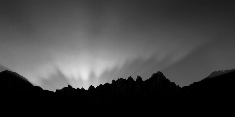 Mount Whitney - Crepuscular Rays - Away Skies