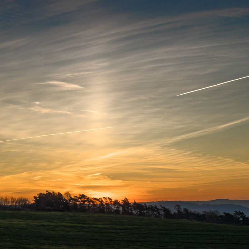Day 50 - Sun Pillar - On Bredon Hill - 2016