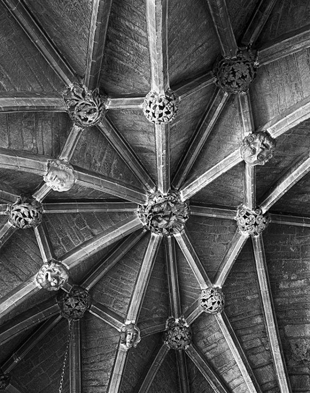 1938 - Tewksbury Abbey - Ceiling Bosses - Churches, Chapels, Abbeys, and Priories