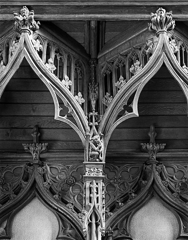 1443 - Hereford Cathedral - Wooden Gargoyle - Cathedrals