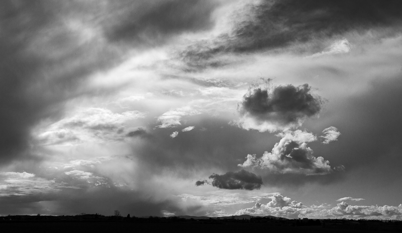 After the rain over the distant Malverns - Away Skies