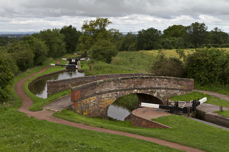 Lock 50 and Bridge 54 - Worcester Birmingham Canal
