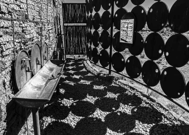 Water Barrel Washroom - Namibia - 2014
