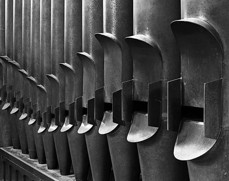 1970 - Exeter Cathedral - Organ Pipes - Cathedrals