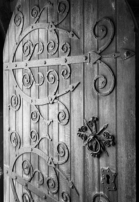1941 - Deerhurst Door - Churches, Chapels, Abbeys, and Priories
