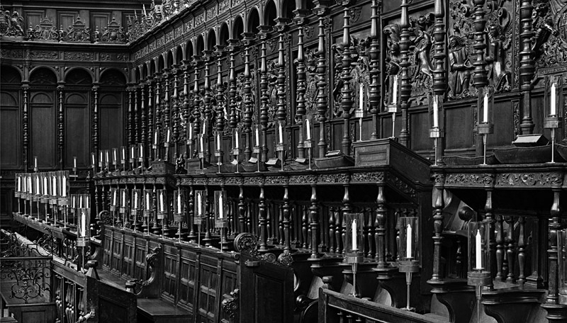 1921 - Kings College Chapel - Choir Stalls - Churches, Chapels, Abbeys, and Priories