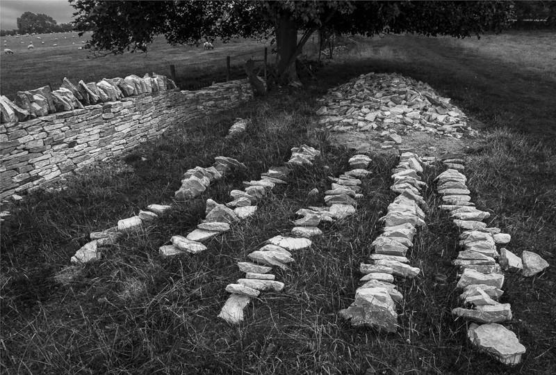 Day 2 - Cotswold Stone Wall - Work-in-Progress - The Cotswold Way - 2017/8