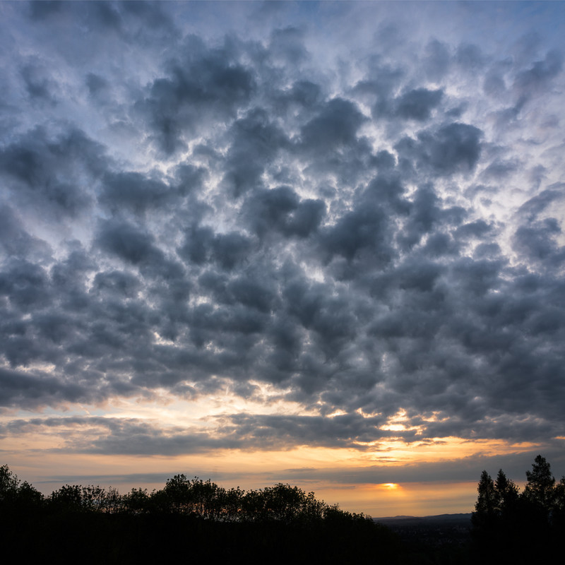 Day 14 - Grey Sunset - The Cotswold Way - 2017/8