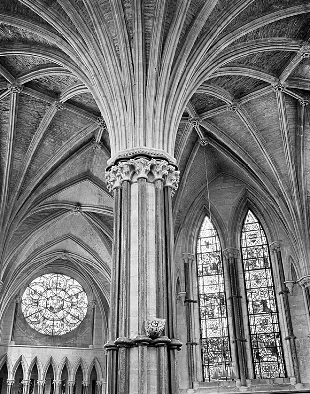1886 - Lincoln Cathedral - Chapter House - Cathedrals