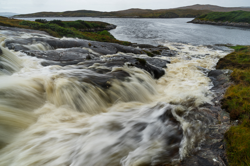 Cascade (III) - Road to Hushnish - North Harris - Hebrides & Skye - 2015
