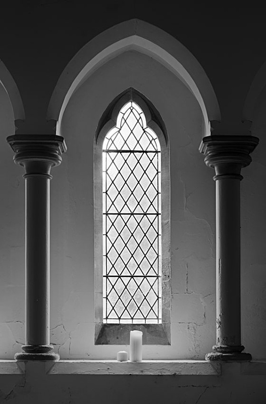 1572 - Window  Candles - Churches, Chapels, Abbeys, and Priories