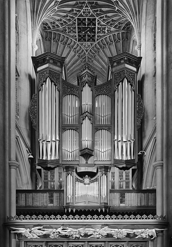 2260 - Bath Abbey Organ - The Cotswold Way - 2009