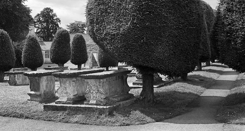 2184 - Painswick Table Tombs - The Cotswold Way - 2009
