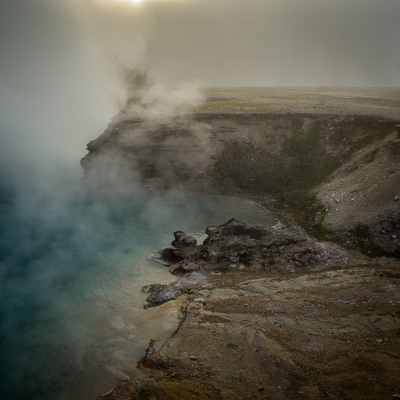 Steaming Yellowstone Sunrise - #2 - USA - 2016 - Wyoming and Washington