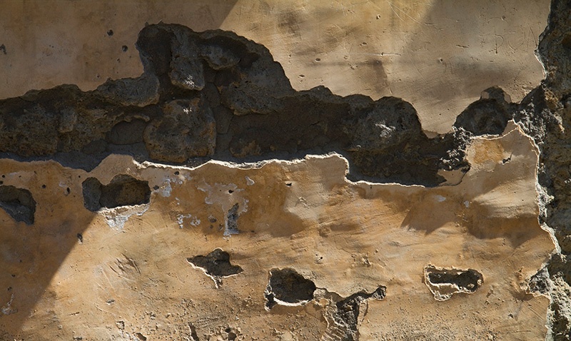 Orvieto - Decaying Plaster - Umbria - April 2010
