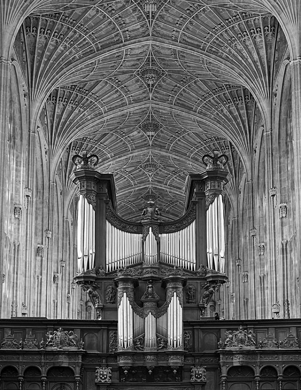 1920 - Kings College Chapel - Organ - Churches, Chapels, Abbeys, and Priories
