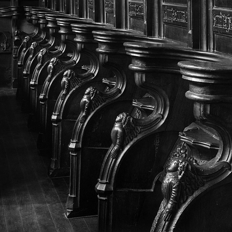 1875 - Misericords - Shakespeares Church - Churches, Chapels, Abbeys, and Priories