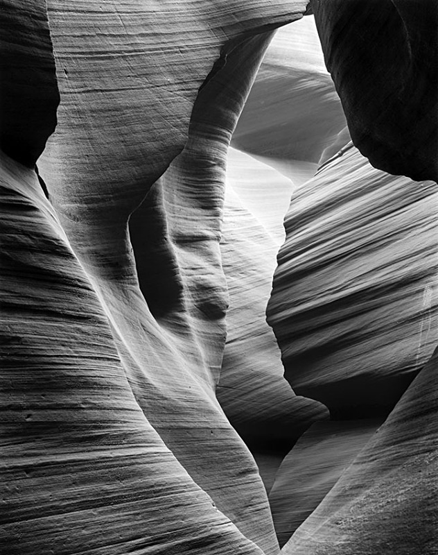 0277 - Lower Antelope Canyon Walls - USA - 1996 to 2004 - Utah, Nevada, New Mexico, Arizona & Colorado