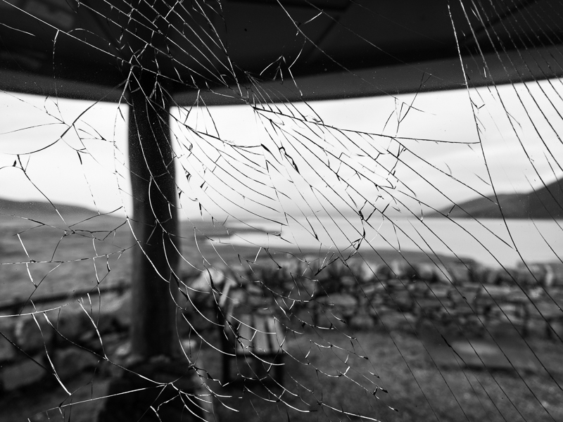 Shattered View - Temple Cafe - South Harris - Hebrides & Skye - 2015