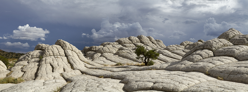 Grey Clouds over White Pocket - USA - 2011 - Arizona, New Mexico, Colorado, Utah