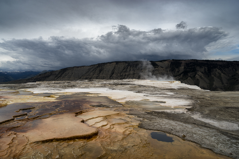 Mammoth Hot Springs - Anvil Cloud - USA - 2016 - Wyoming and Washington