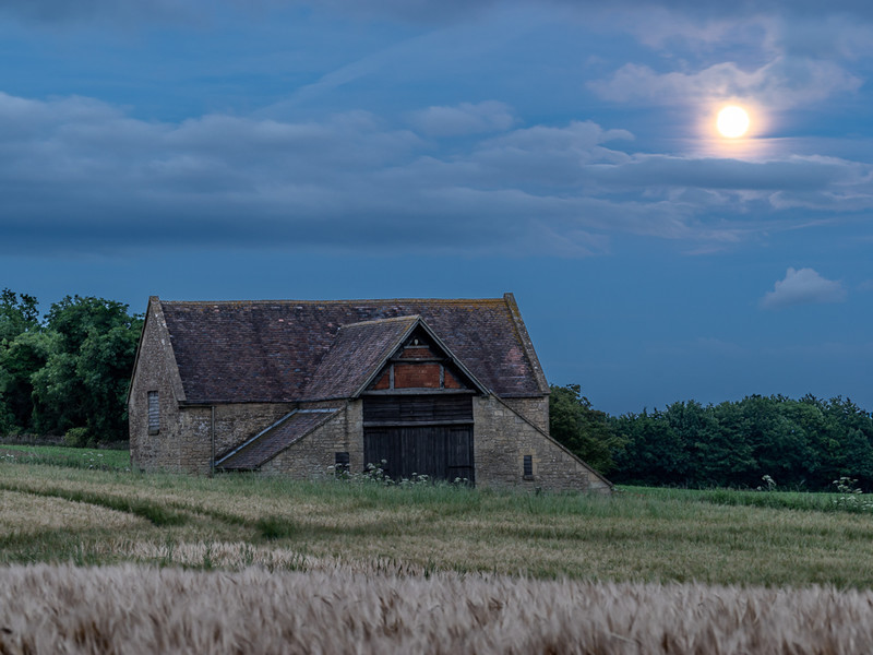 Day 29 - Full Moon on Summer Solstice - On Bredon Hill - 2016