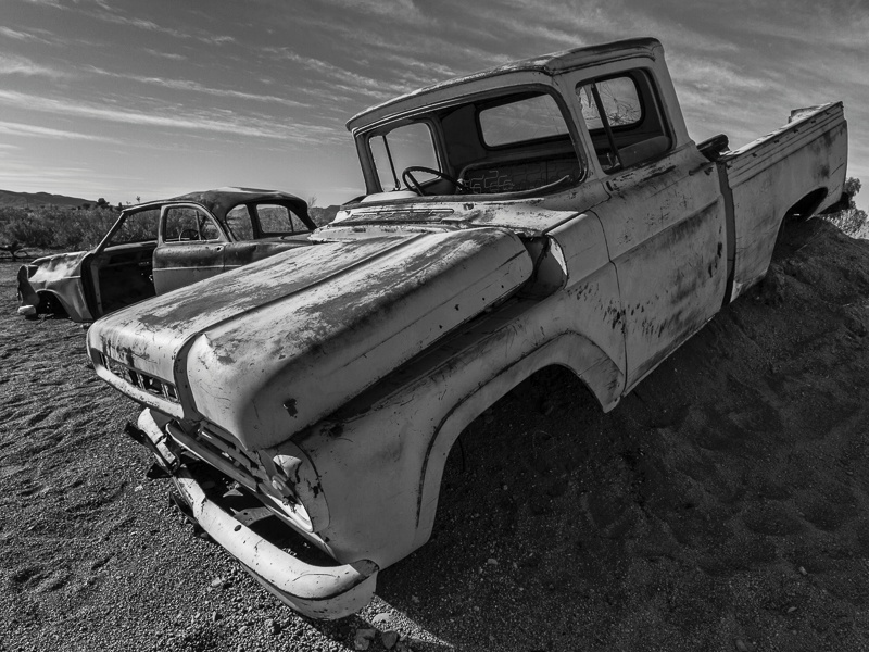 Car Wrecks at Solitaire - Namibia - 2014