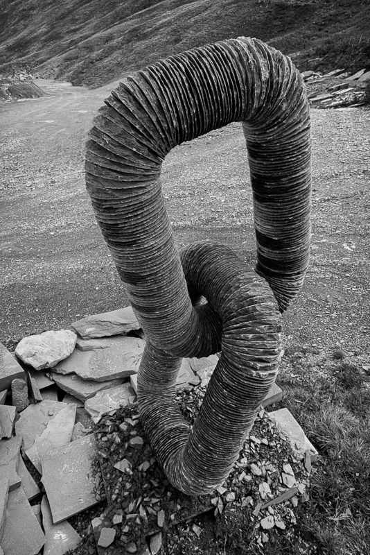 Sculpture - Honister Slate Mine - Lake District - October 2019