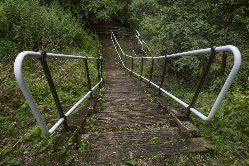 Steps Down - Worcester Birmingham Canal