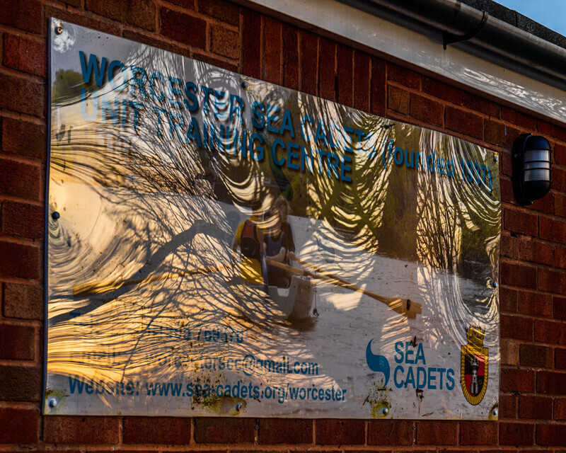 Sea Cadet Sign - Droitwich & Worcester Canals & River Severn