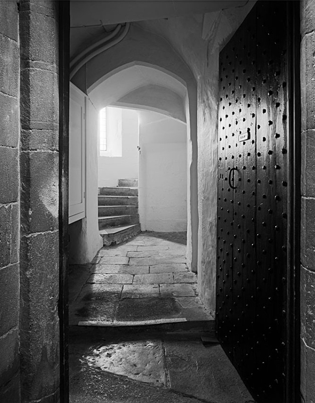 1434 - Wells Cathedral - Steps to the Library - Cathedrals