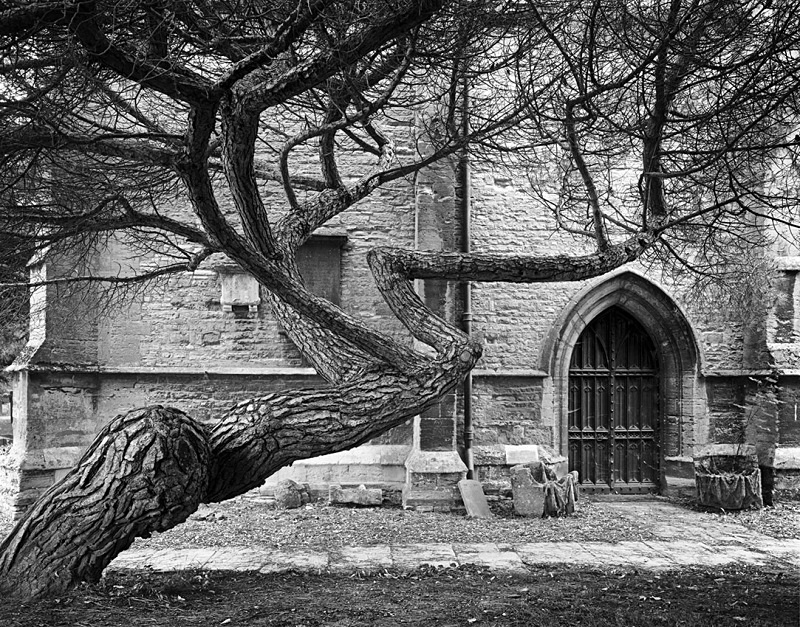 1518 - Shakespeares Church - Disused Door  Pine 2 - Churches, Chapels, Abbeys, and Priories