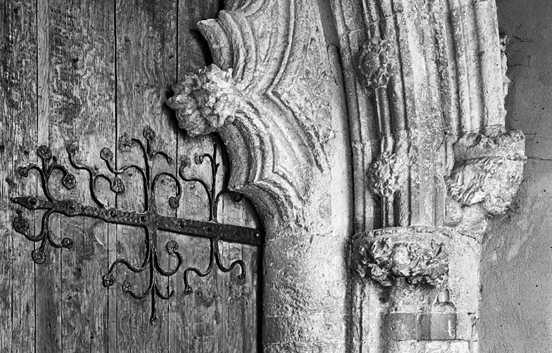 1822 - St Margarets - West Porch Hinge - Churches, Chapels, Abbeys, and Priories