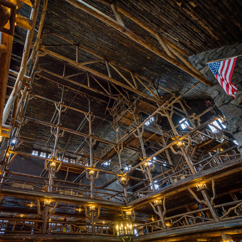 Inside Old Faithful Lodge - USA - 2016 - Wyoming and Washington